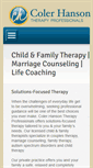 Mobile Screenshot of colerhansontherapy.com